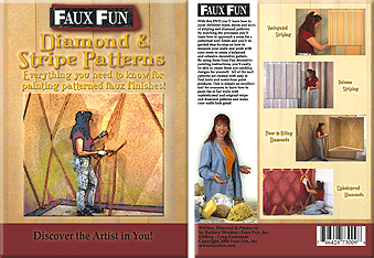 Diamond And Stripes Faux painting instructional dvd