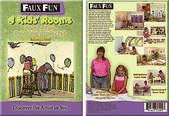 Faux Fun 4 Kids Rooms faux painting DVD
